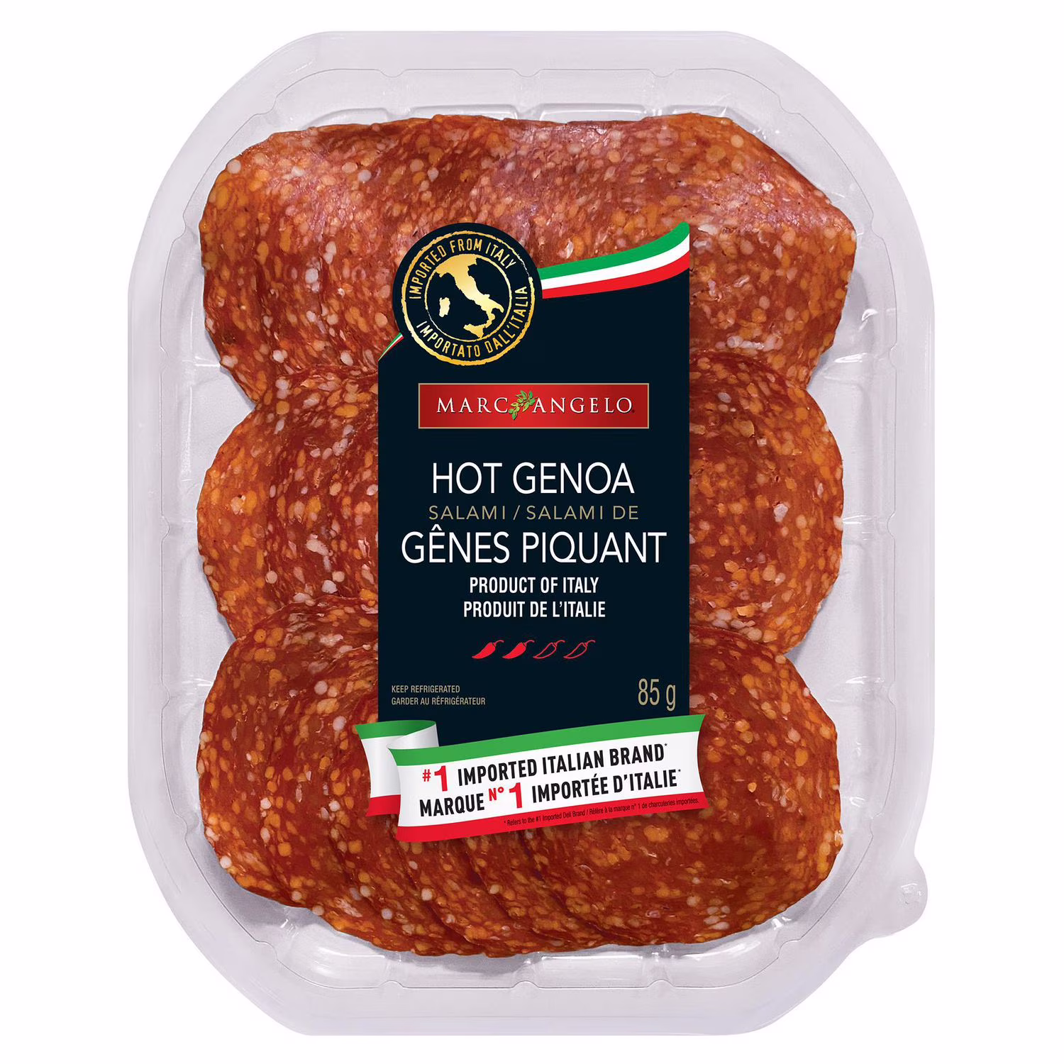 Charcuterie Salami de Gênes piquant