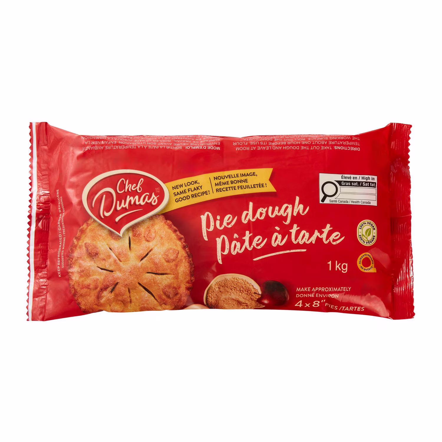 Pâte à tarte régulière