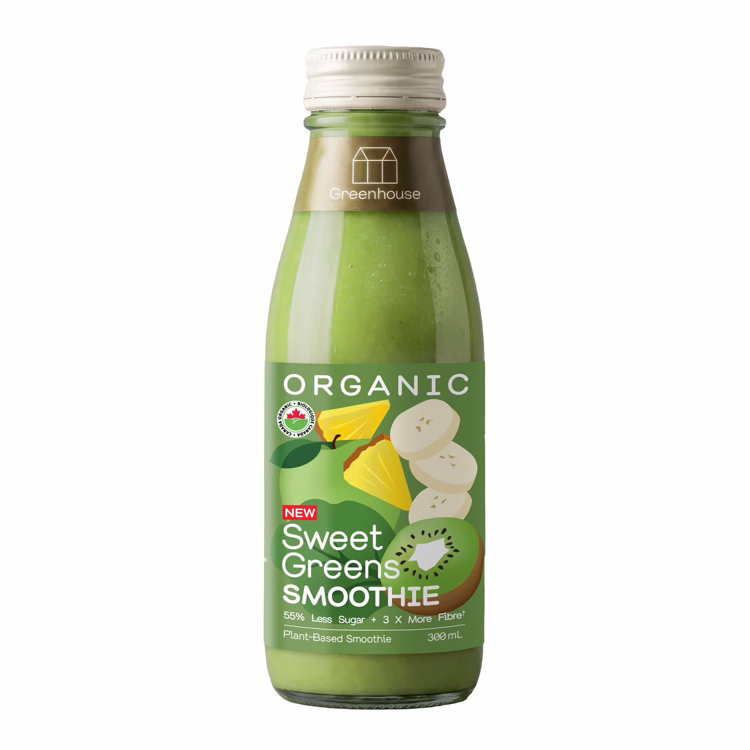 Délice& vert smoothie biologique greenhouse