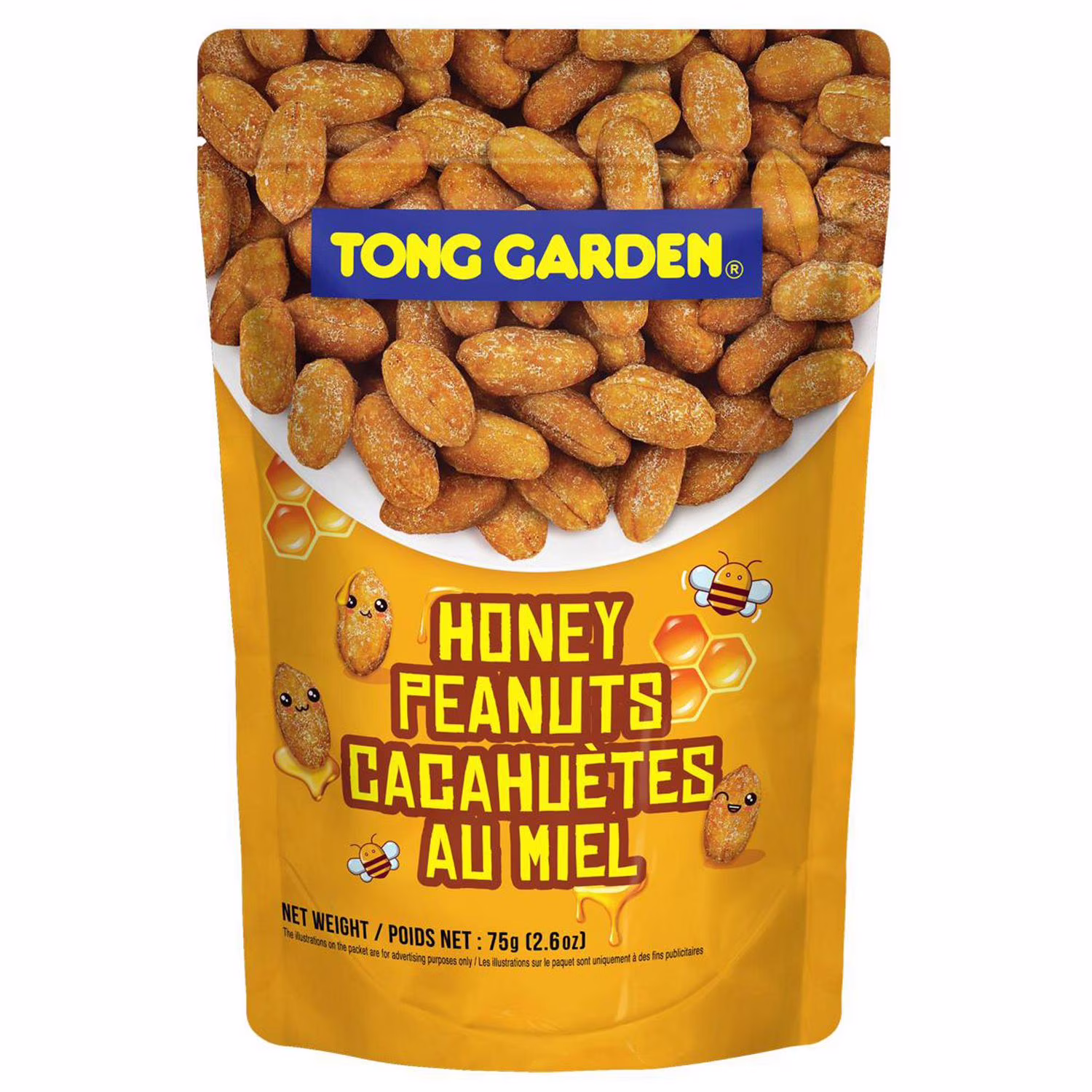 Tong garden cacahuètes au miel de.  cacahuètes glacées au miel croquantes