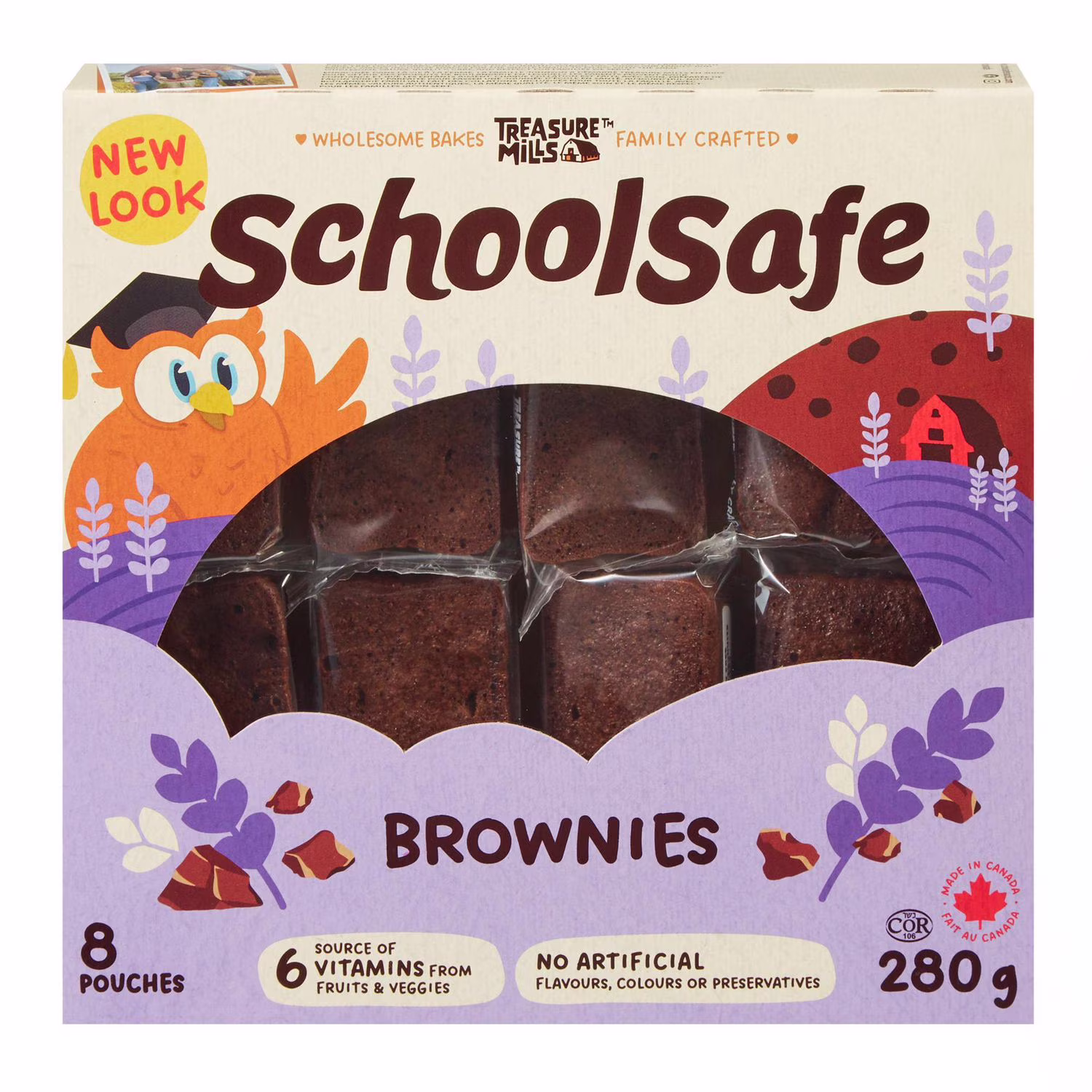 Brownies school safe 8 morceaux. total de