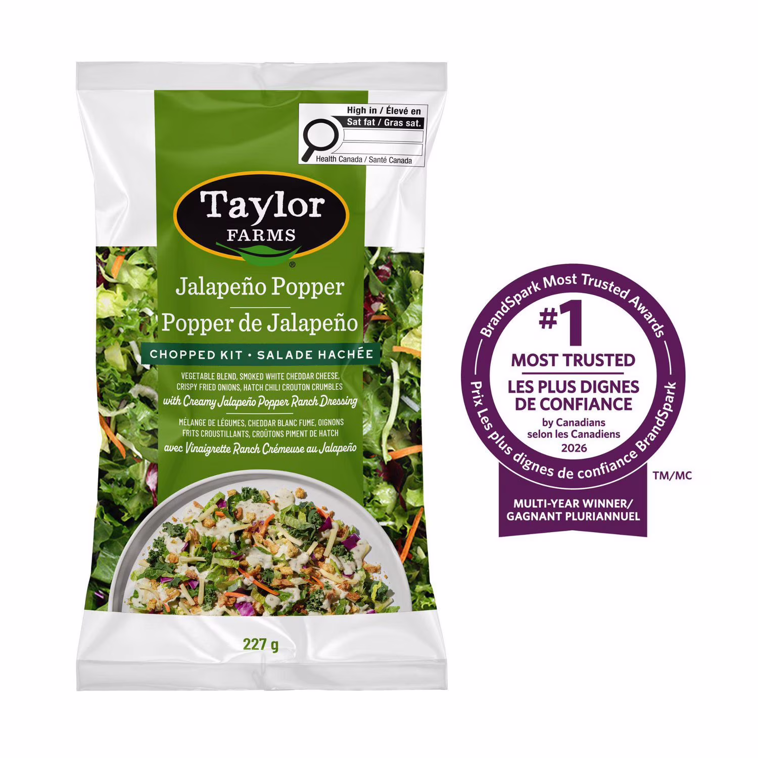 Popper de jalapeno salade hachee