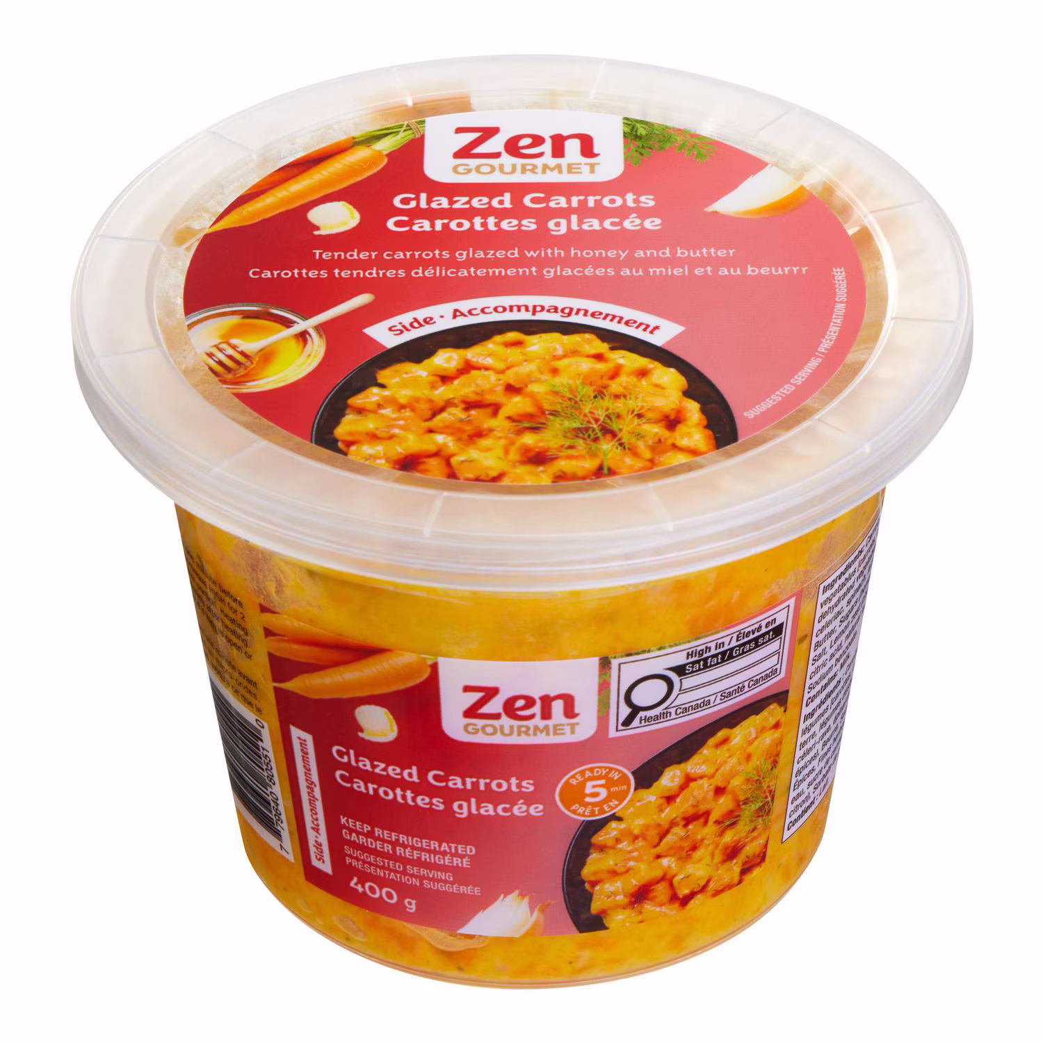 Carottes glacées zen gourmet