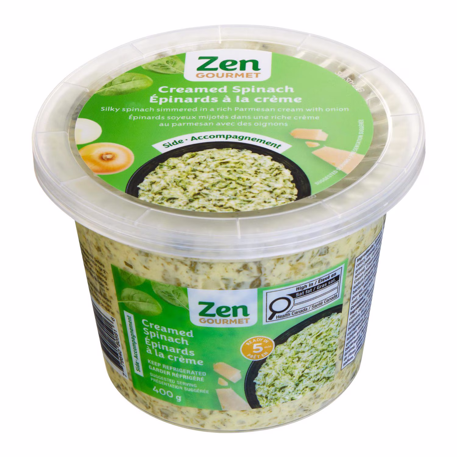 Épinards à la crème zen gourmet