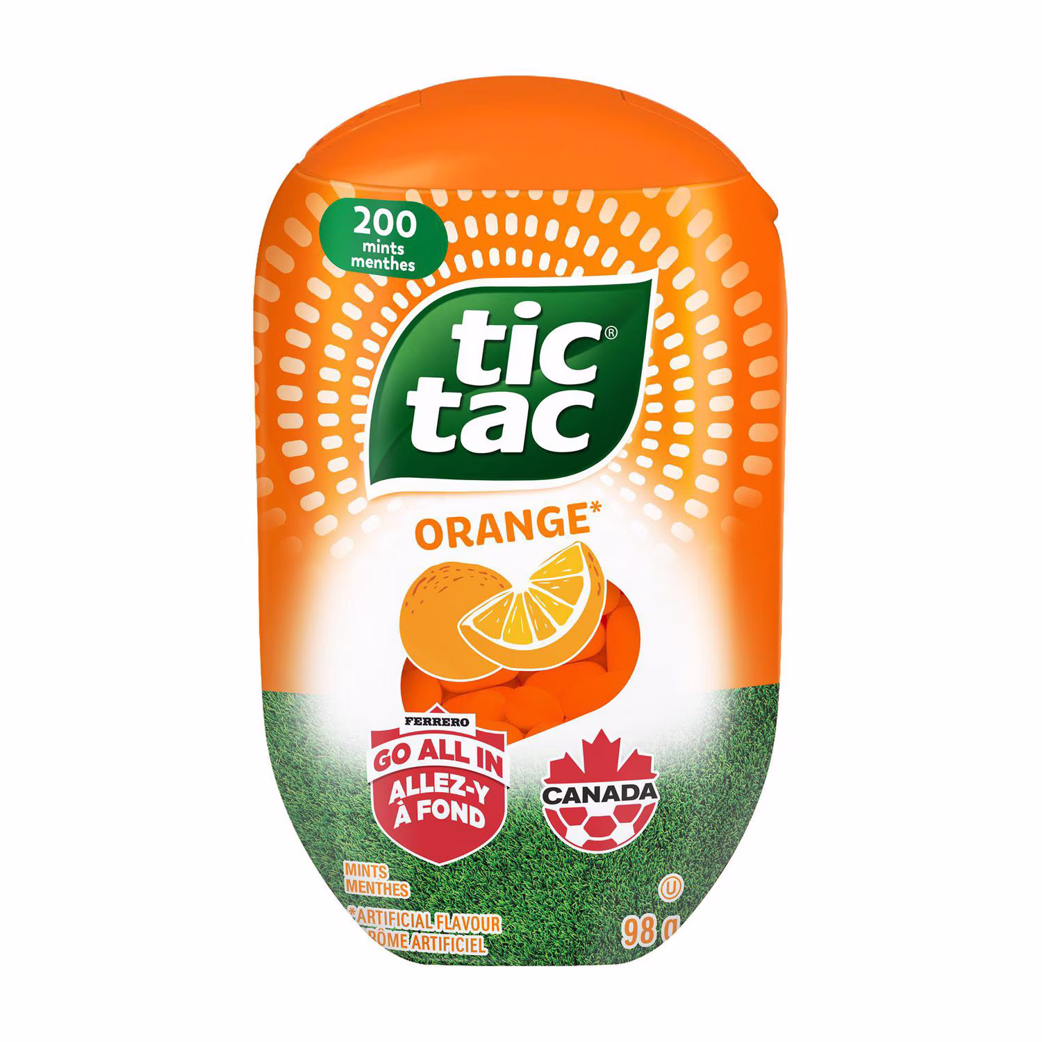 Menthes, orange, Bonbons à la menthe, 200 pilule