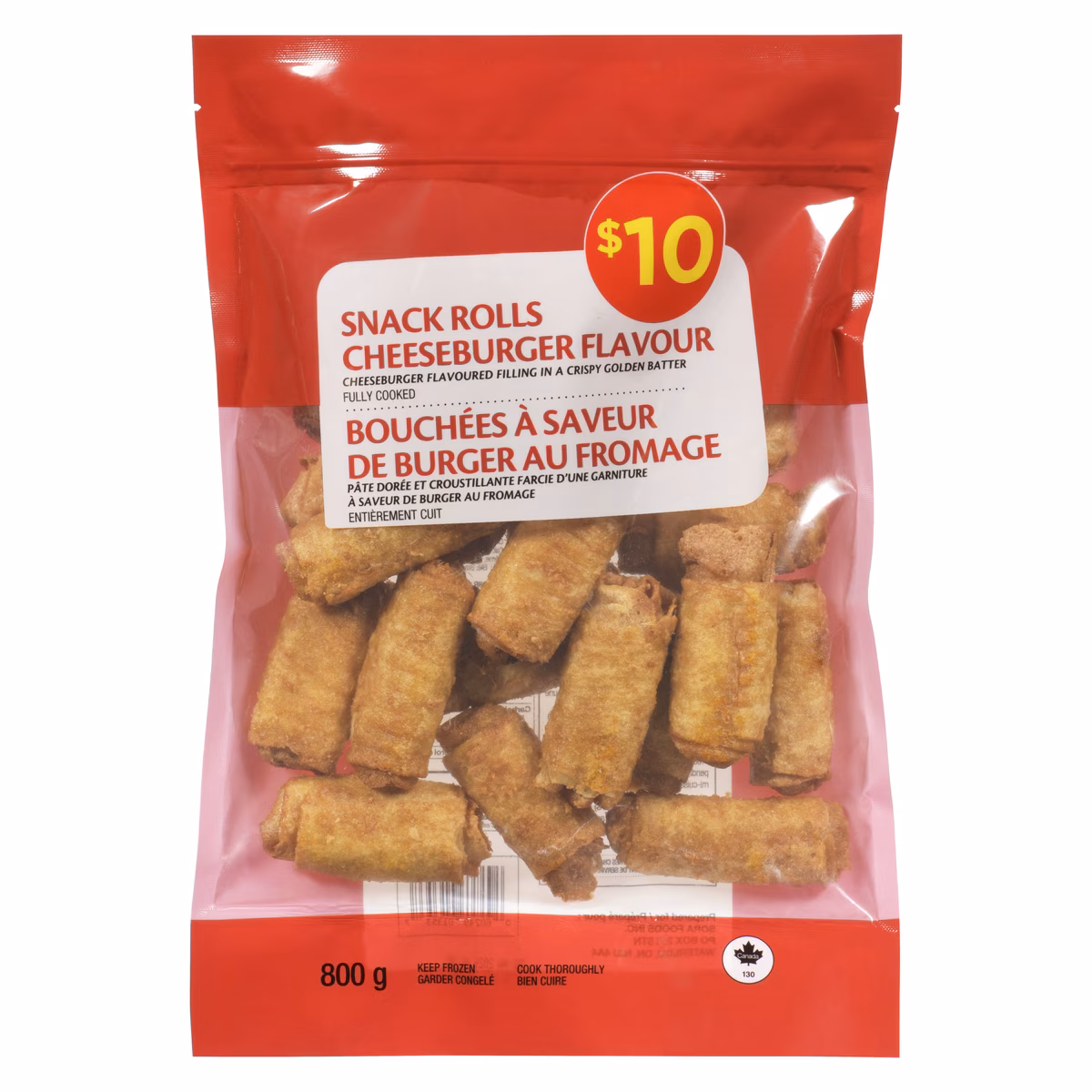 Bouchées à saveur de burger au fromage