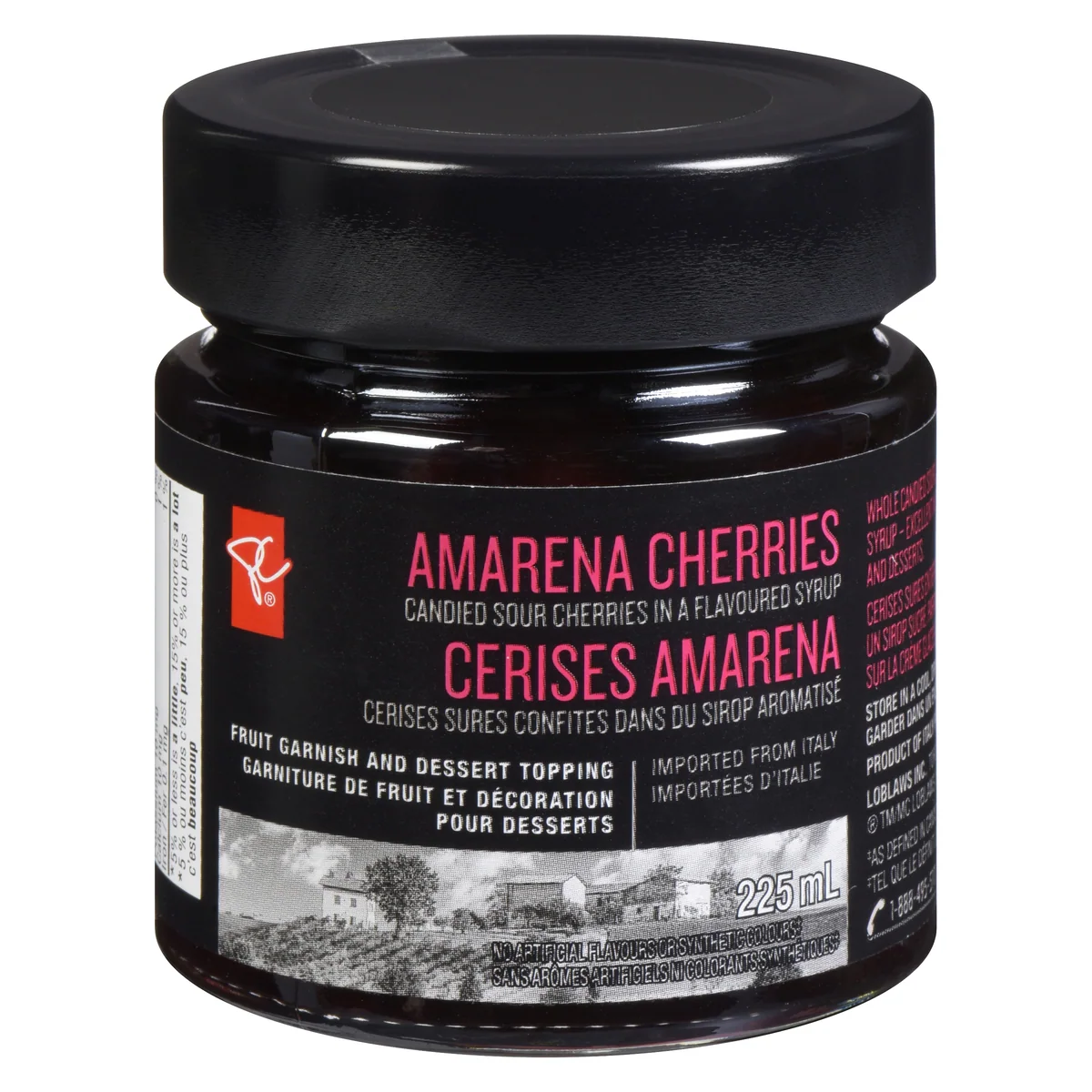 Ceries Amarena cerises sures confites das du sirop aromatisé