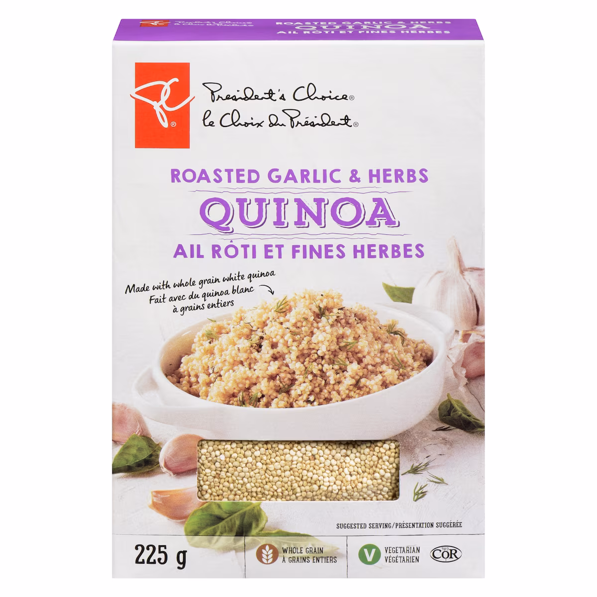 Quinoa à l'ail rôti et aux fines herbes