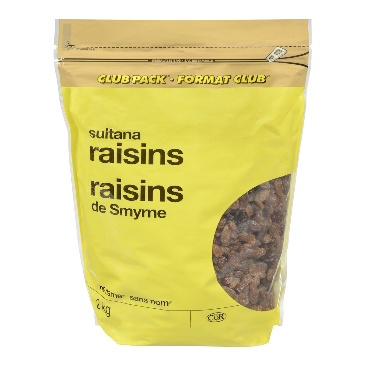 Raisins secs de Smyrne, format club