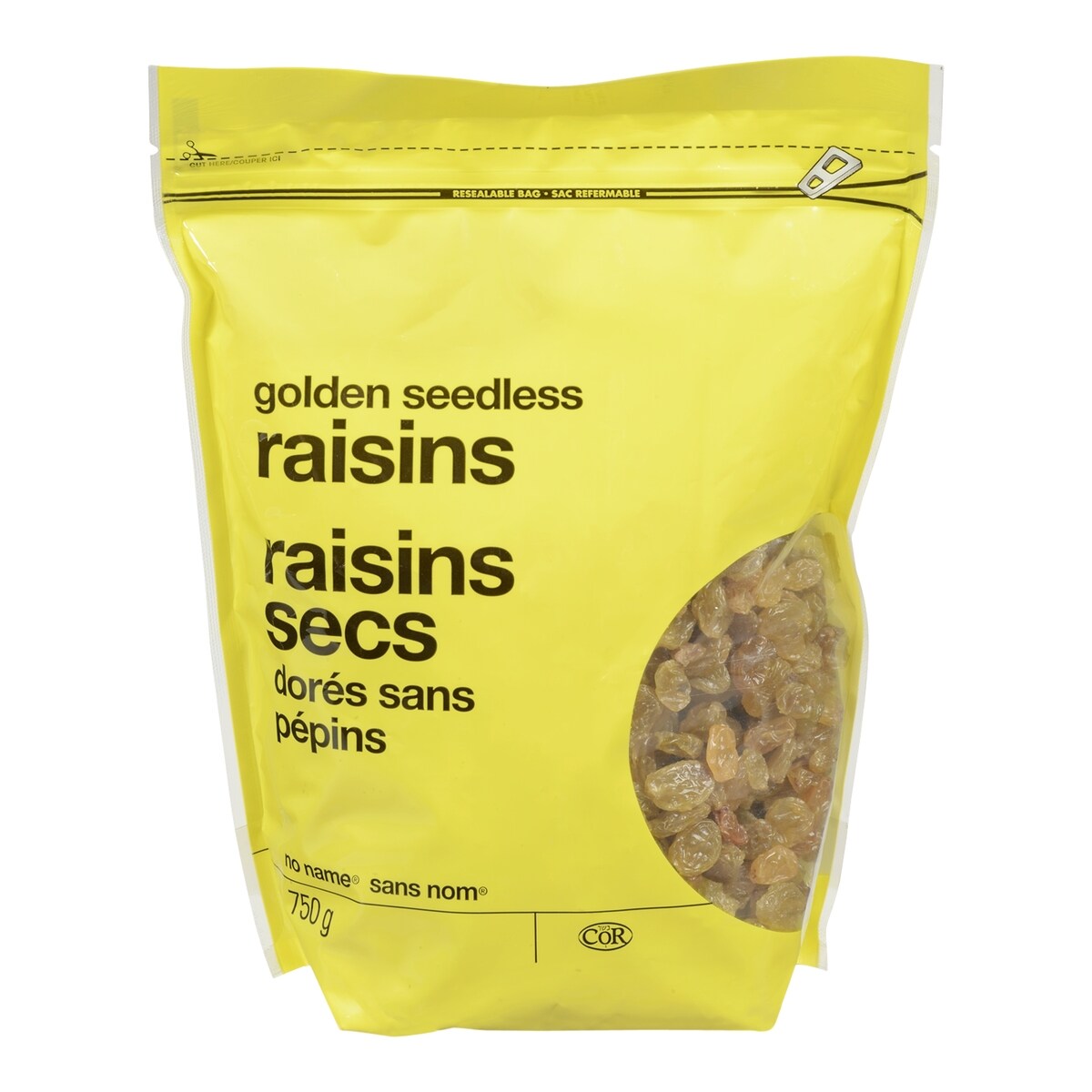 Raisins secs dorés sans pépins