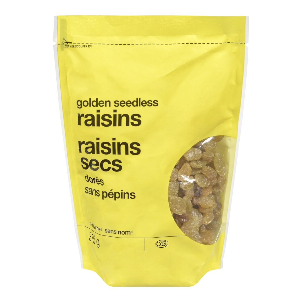 Raisins secs dorés sans pépins