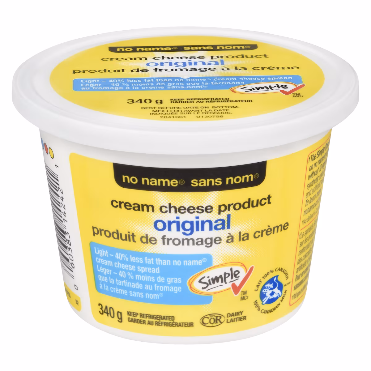 Produit de fromage à la crème léger, original