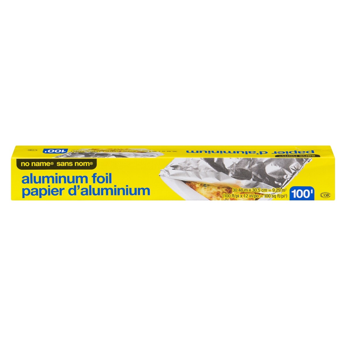Papier d'aluminium 100 pi