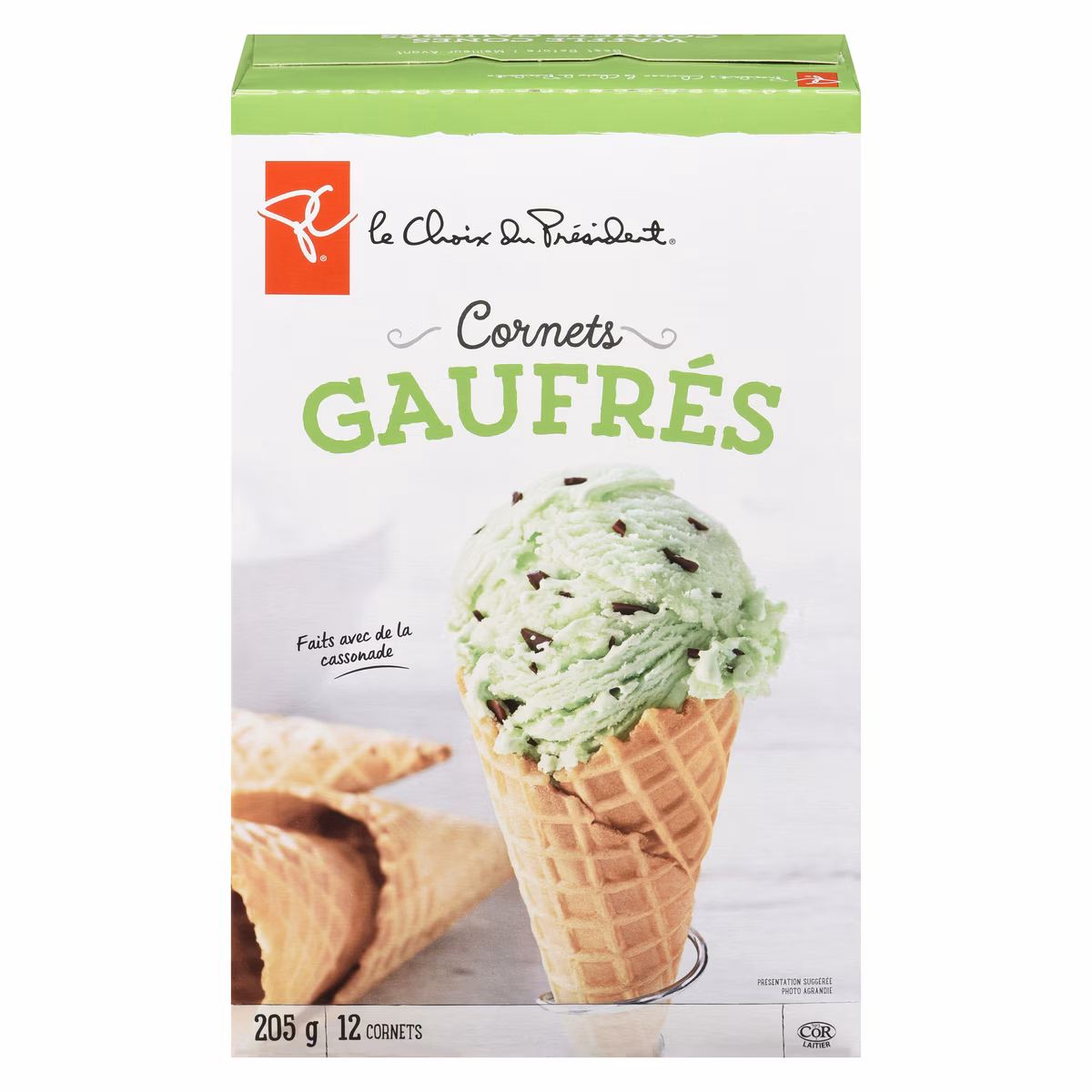 Cornets gaufrés