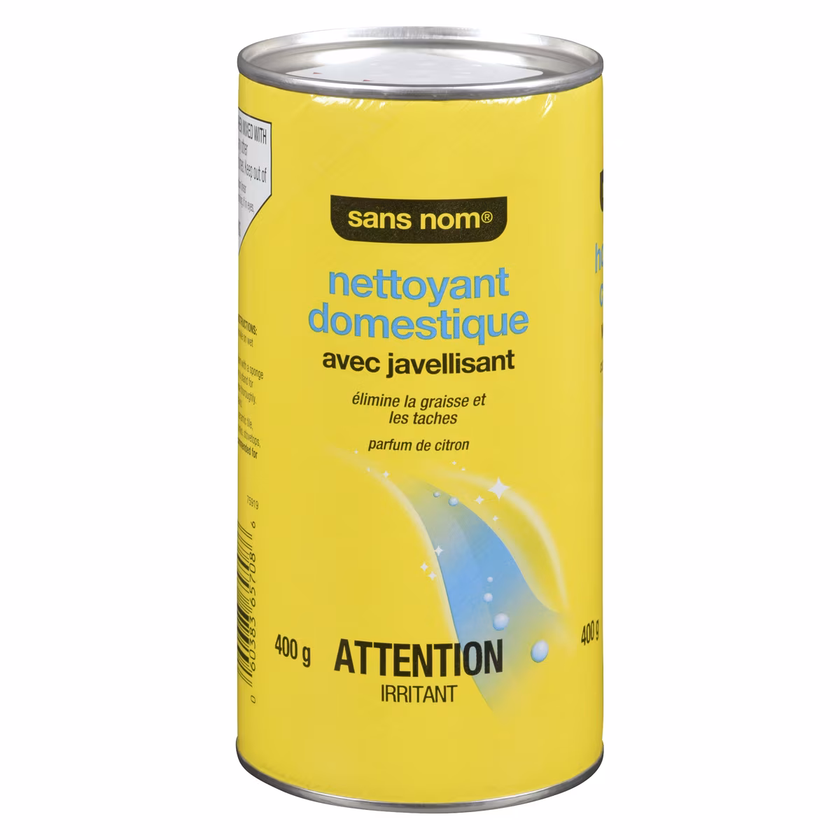 Nettoyant domestique avec javellisant