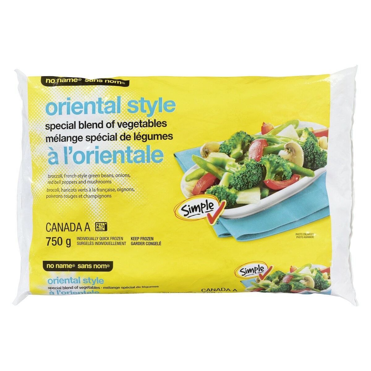 Mélange spécial de légumes à l'orientale