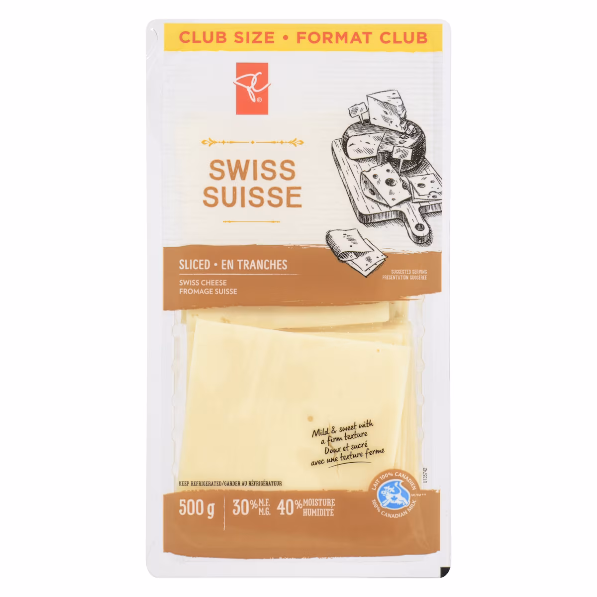Fromage Suisse Tranché 30% M.G. Format Club