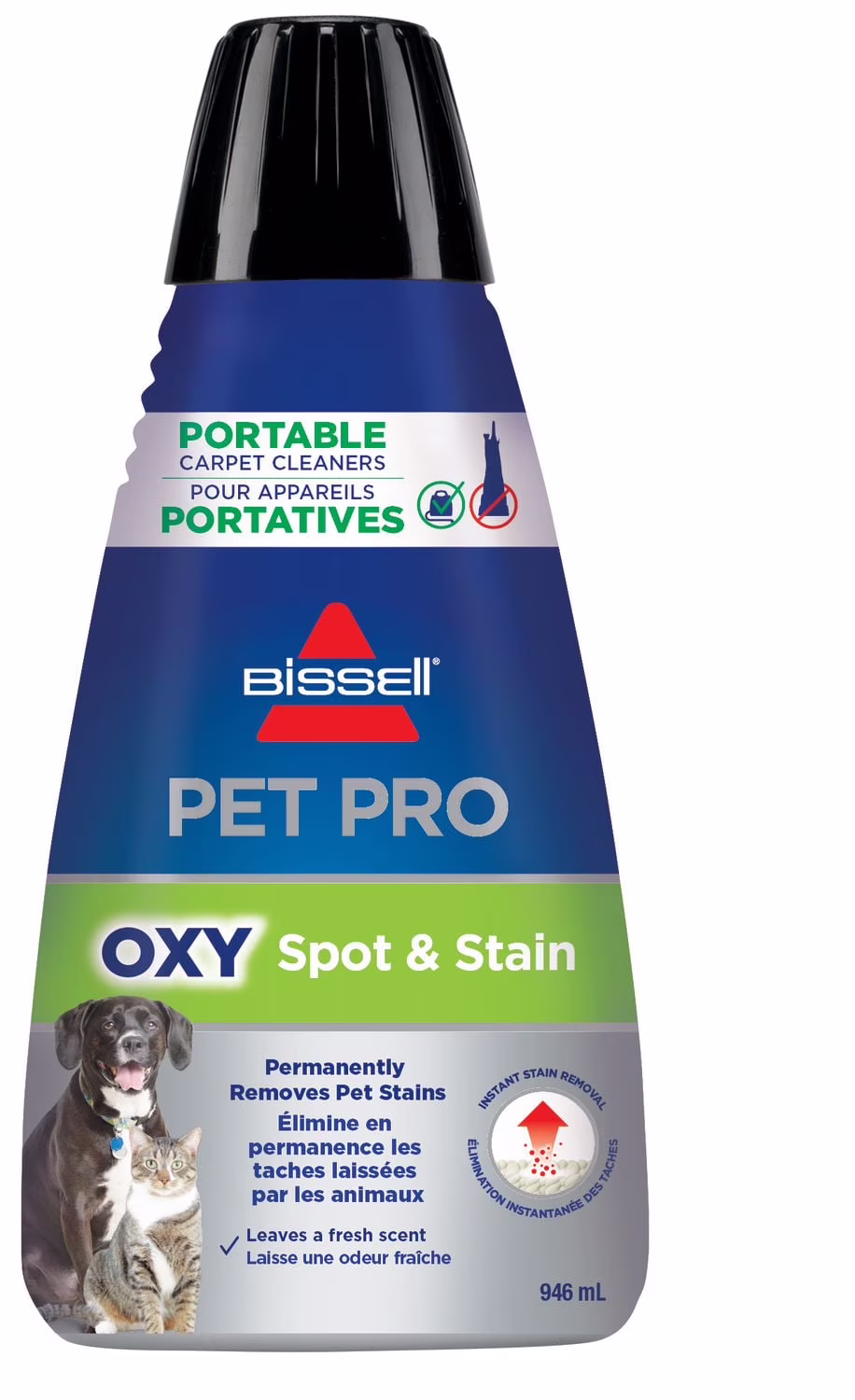 Détachant pour les maisons avec animaux avec oxy de bissell