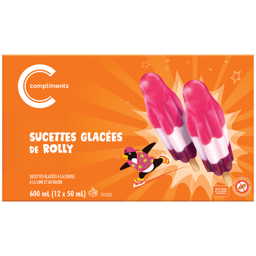 Compliments Sucettes glacées de rolly 12 x 50 ml