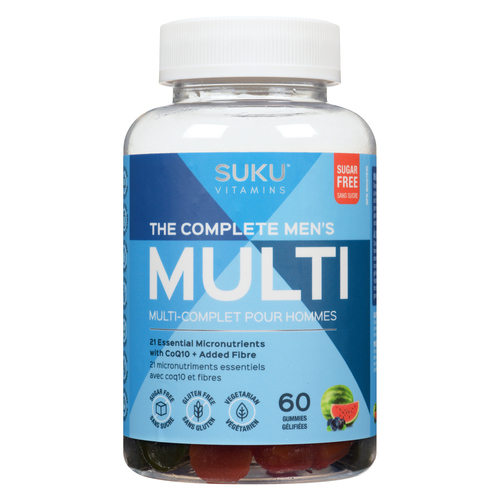 SUKU Vitamins Multi-complet pour hommes gélifiés 60 un