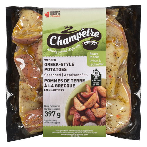 Champêtre Pomme de terre grecque quartier 397 g
