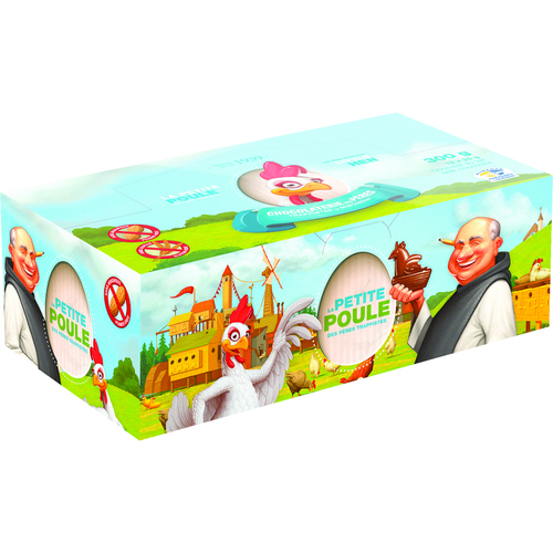 Chocolats de Pâques en forme de petite poule