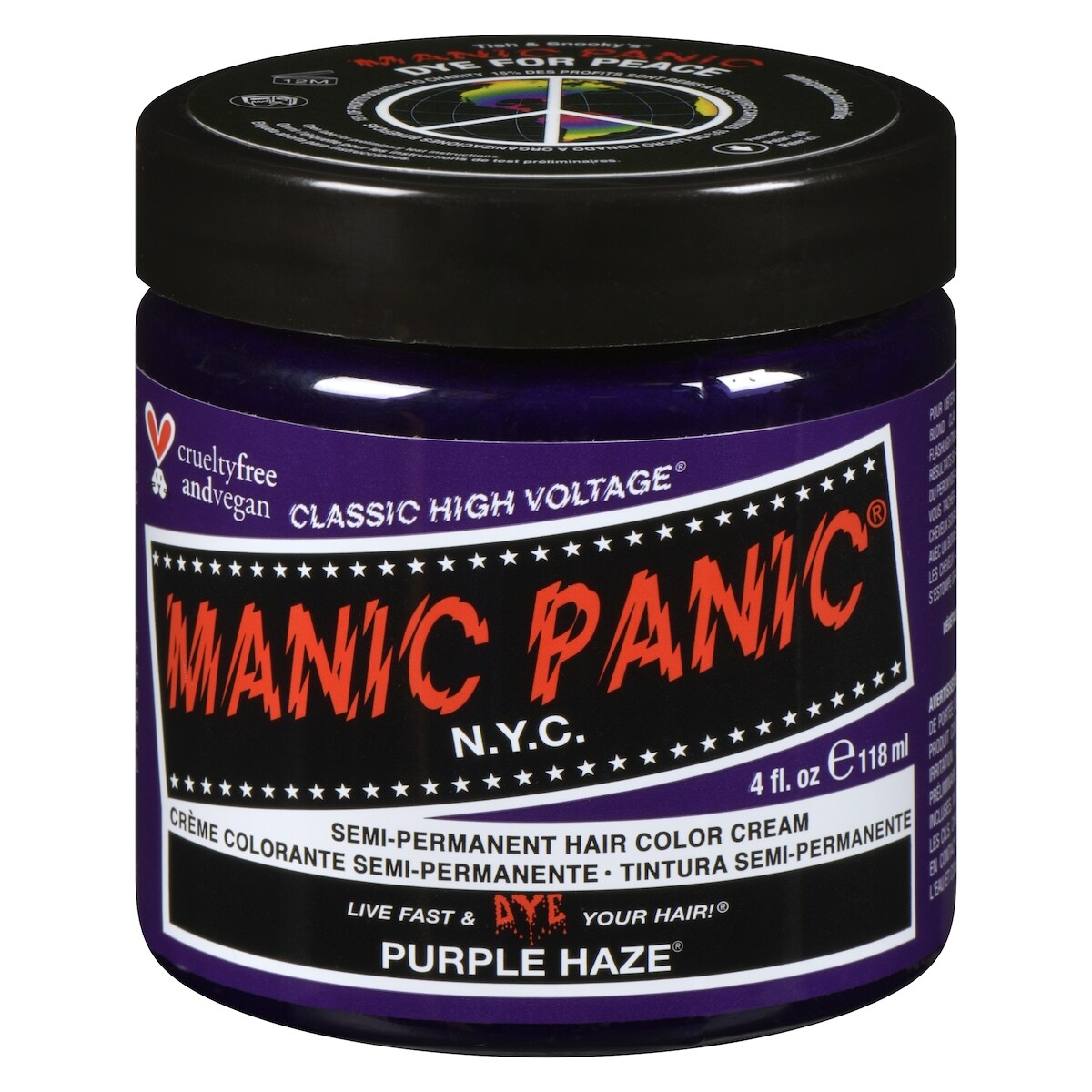 Classic high voltage crème colorante semi-permanente purple haze