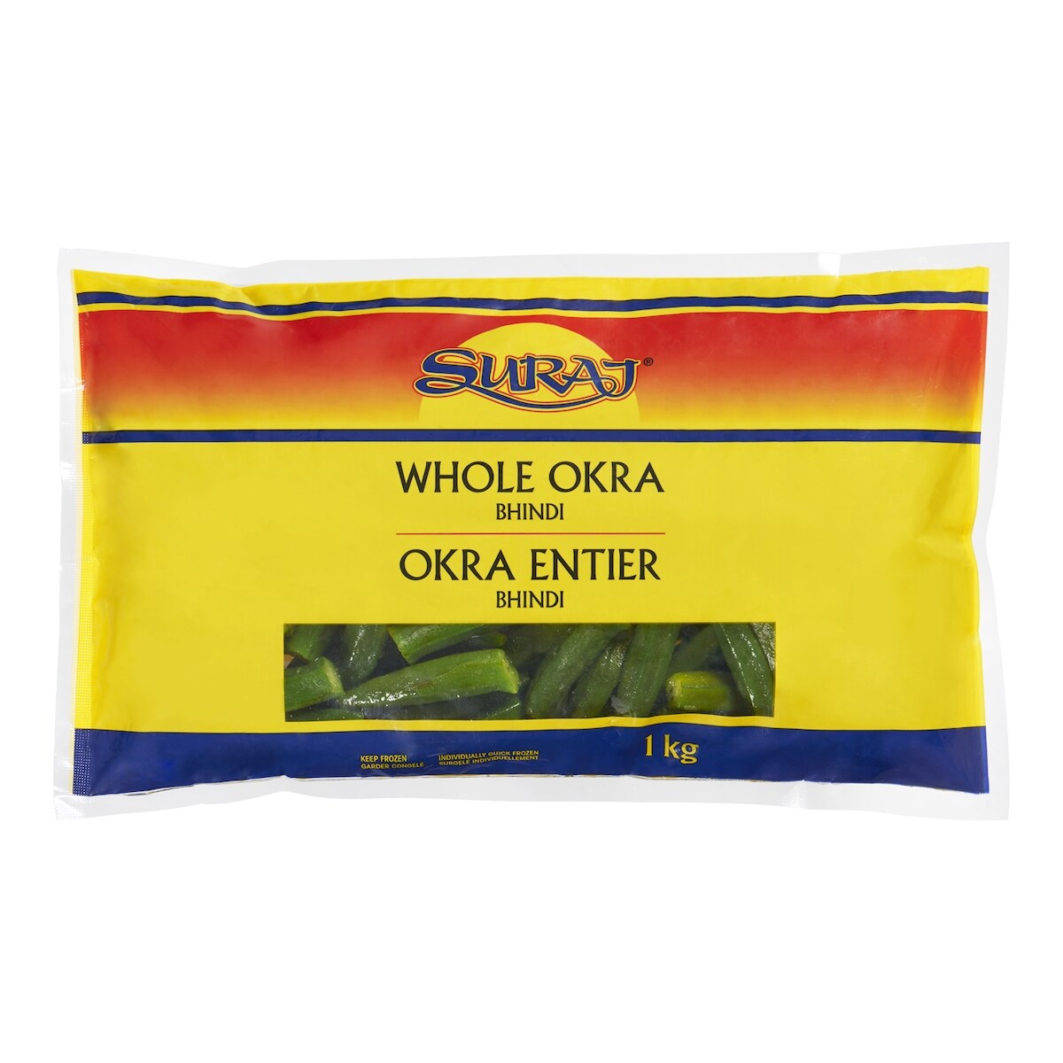 Okra entier, bhindi