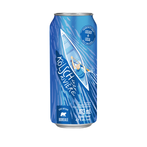 Boreale Bière Kolsch de La Riviere 473 ml (canette)