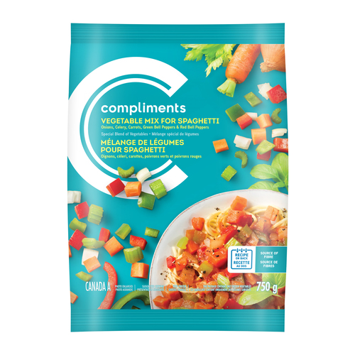 Compliments Mélange de légumes pour sauce à spaghetti congelé 750 g