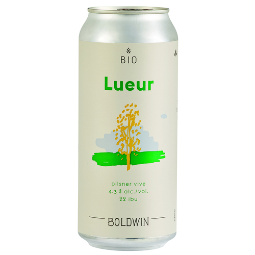 Boldwin Bière Lueur Pilsner bio 473 ml