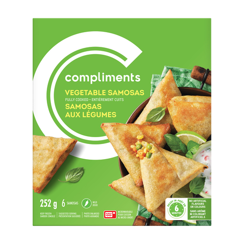 Compliments Samosas aux légumes 252 g