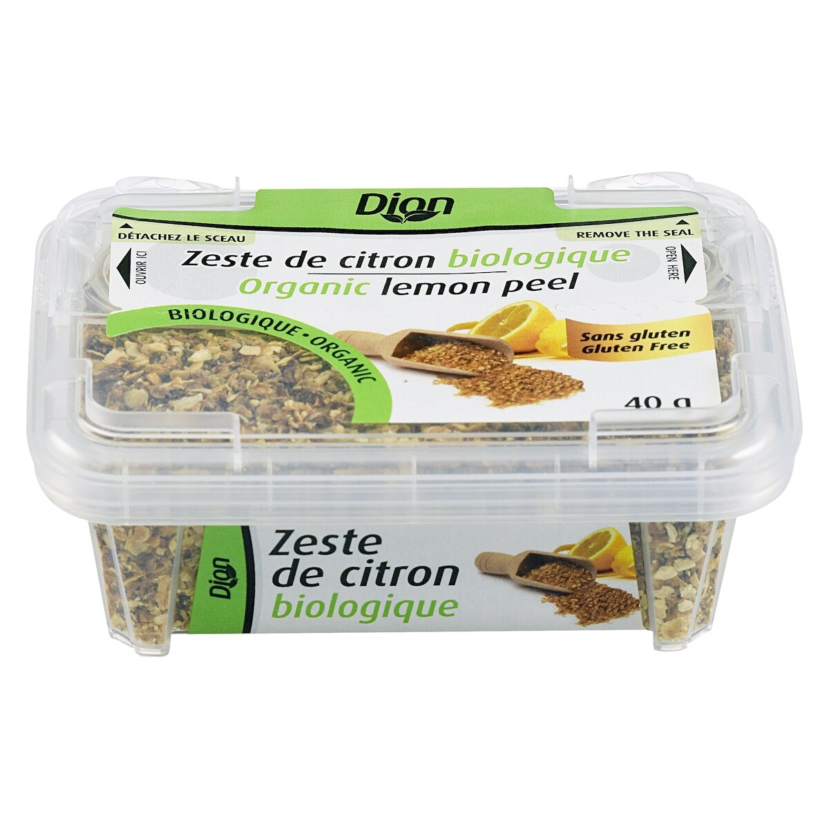 Zeste de citron biologique