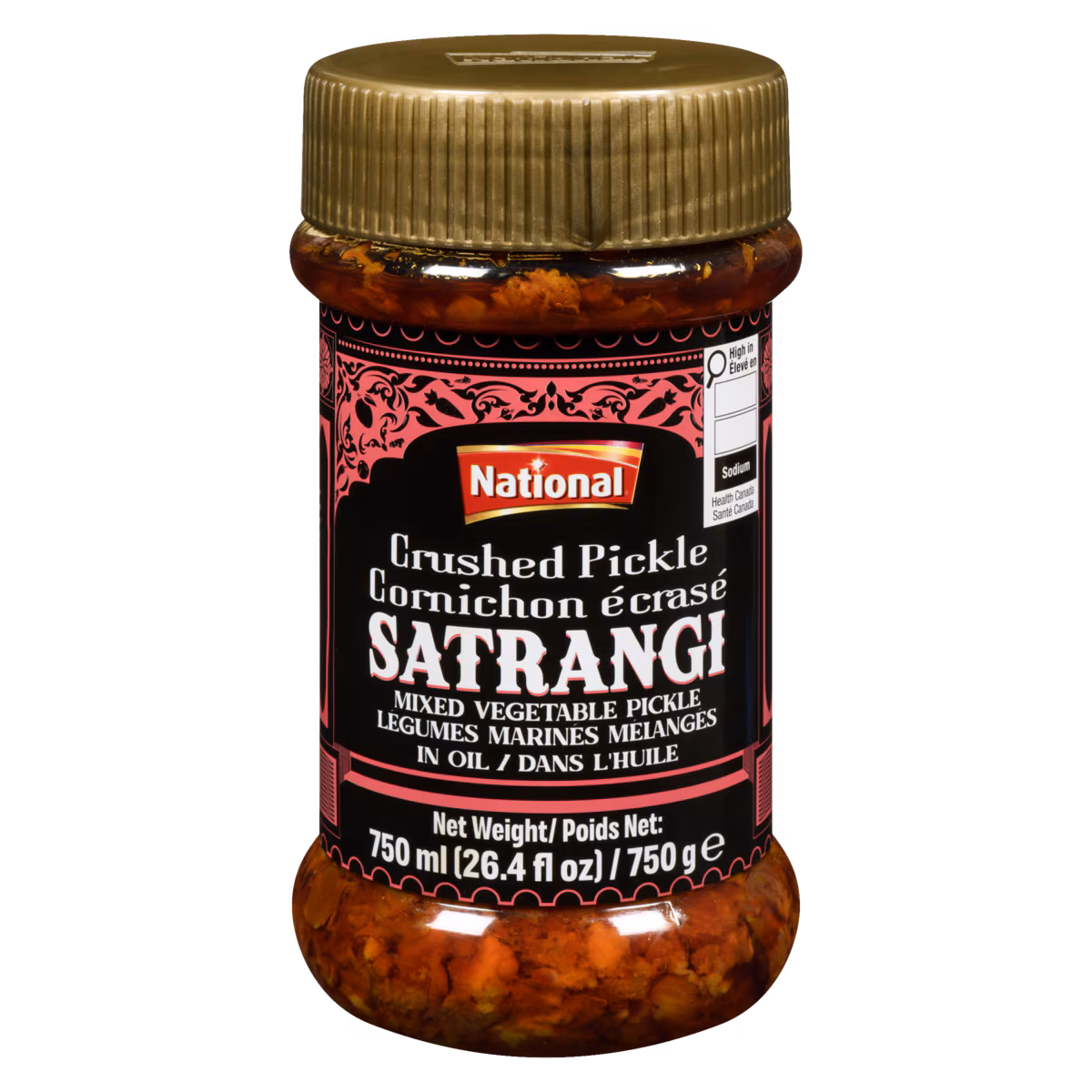 Cornichon écrasé Satrangi
