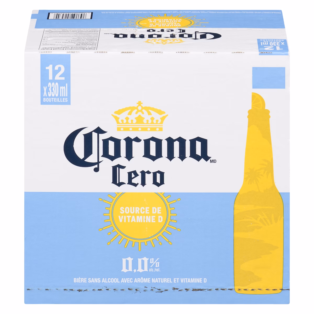 Cero bière sans alcool avec arôme naturel et vitamine d