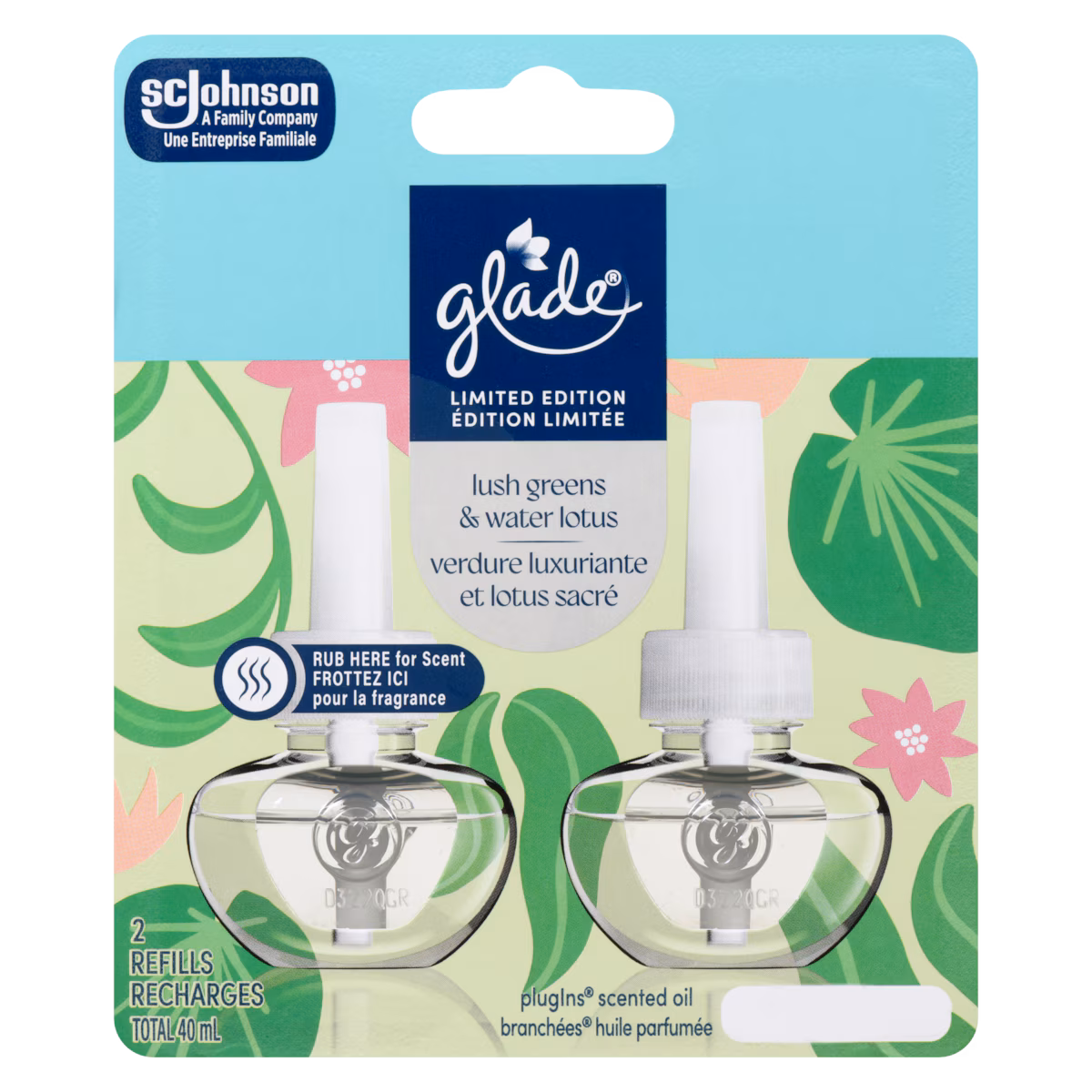 Huile parfumée verdure luxuriante et lotus sacré édition limitée