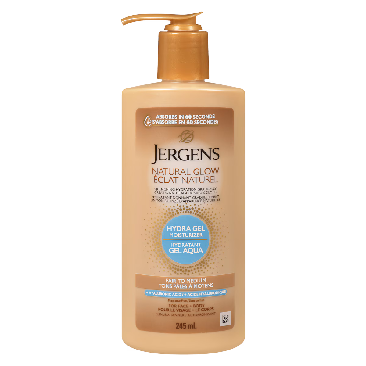Hydratant gel aqua teint clair à moyen