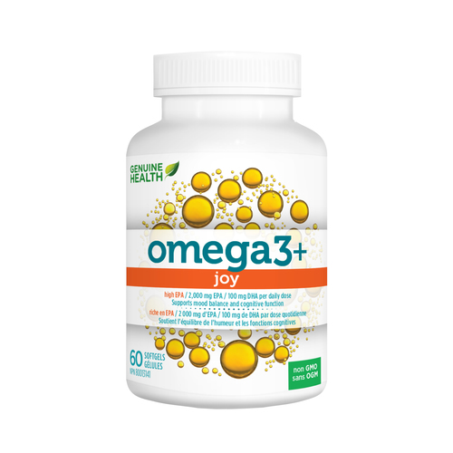 Genuine Health Omega 3+ Joy gélules 60 un