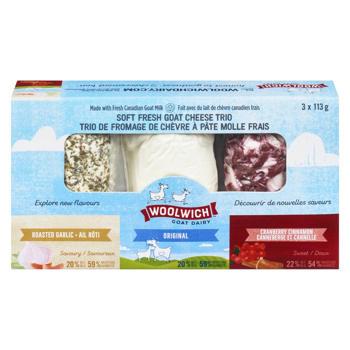 Wool Fromage De Chevre Trio