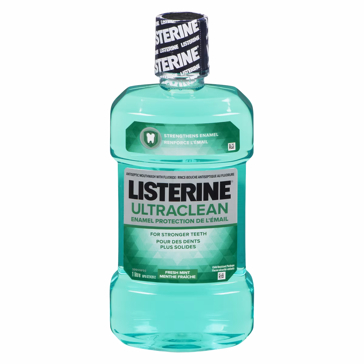 Rince-bouche antiseptique Ultraclean, Protection de lémail, Menthe fraîche