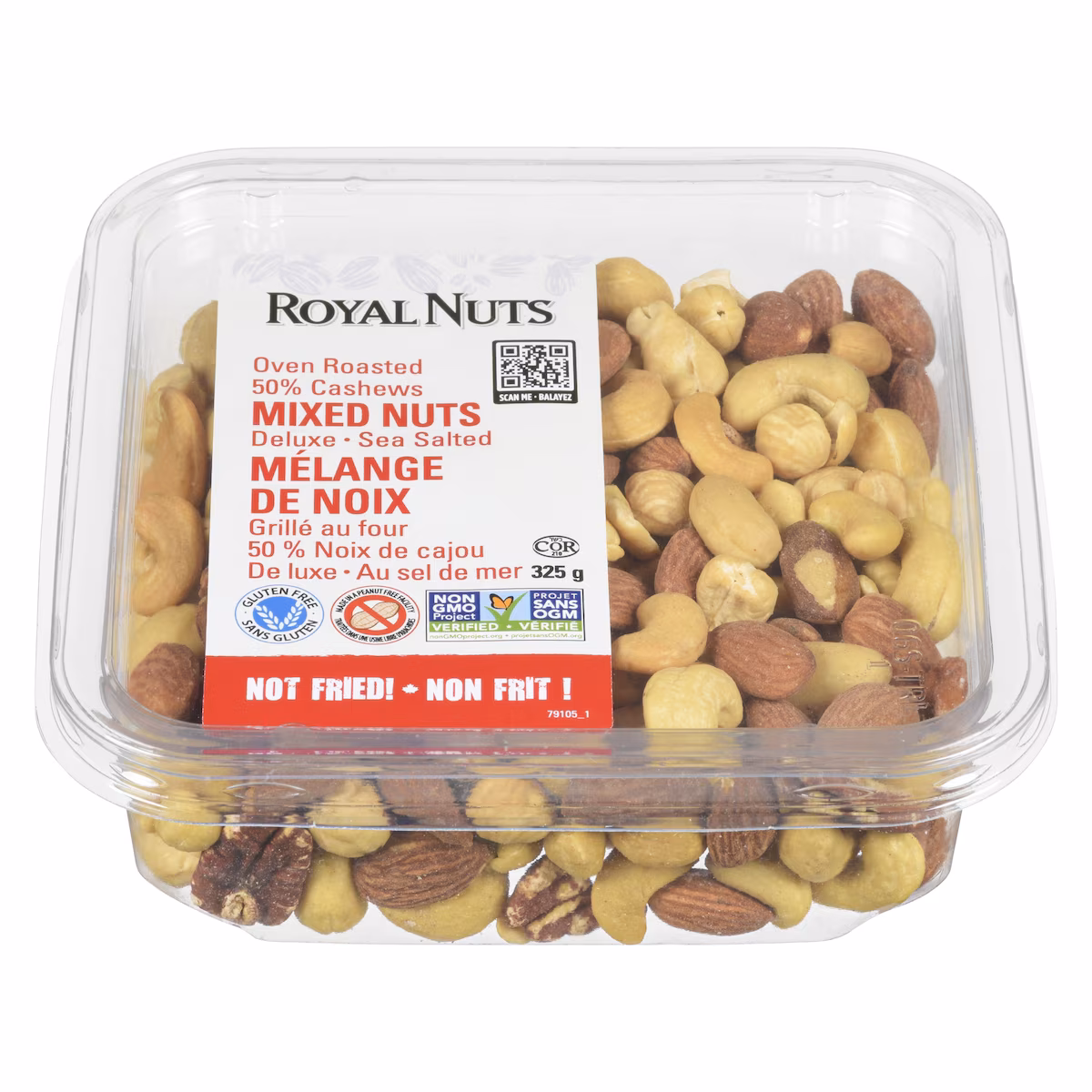 Mélange de noix rôties et salées deluxe