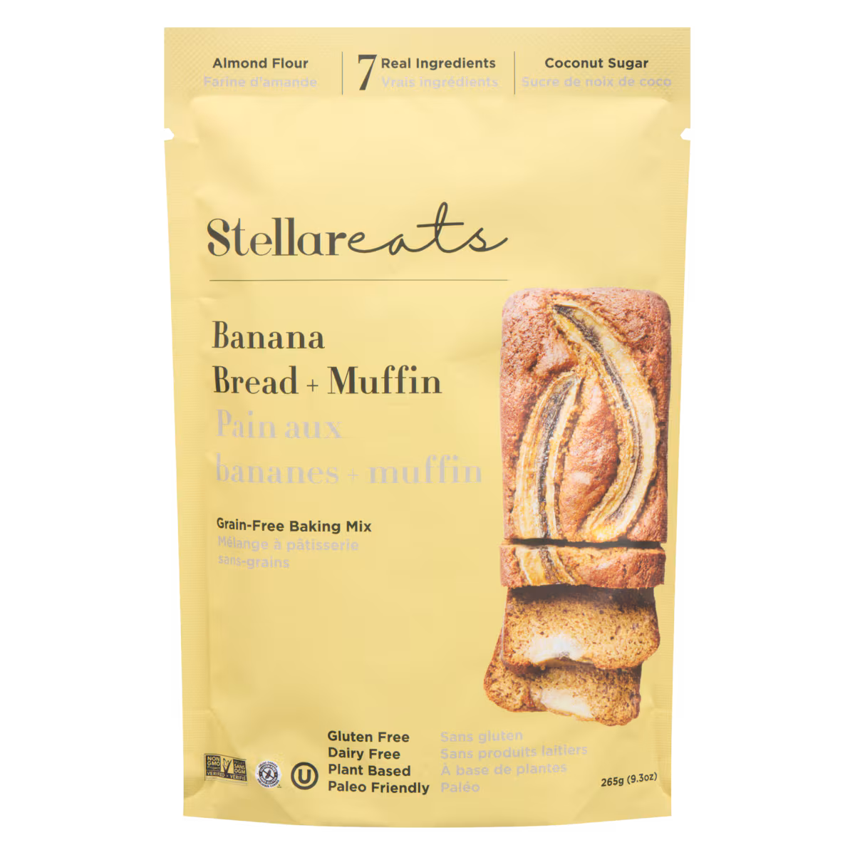 Mélange à pâtisserie sans-grains pain aux bananes + muffin
