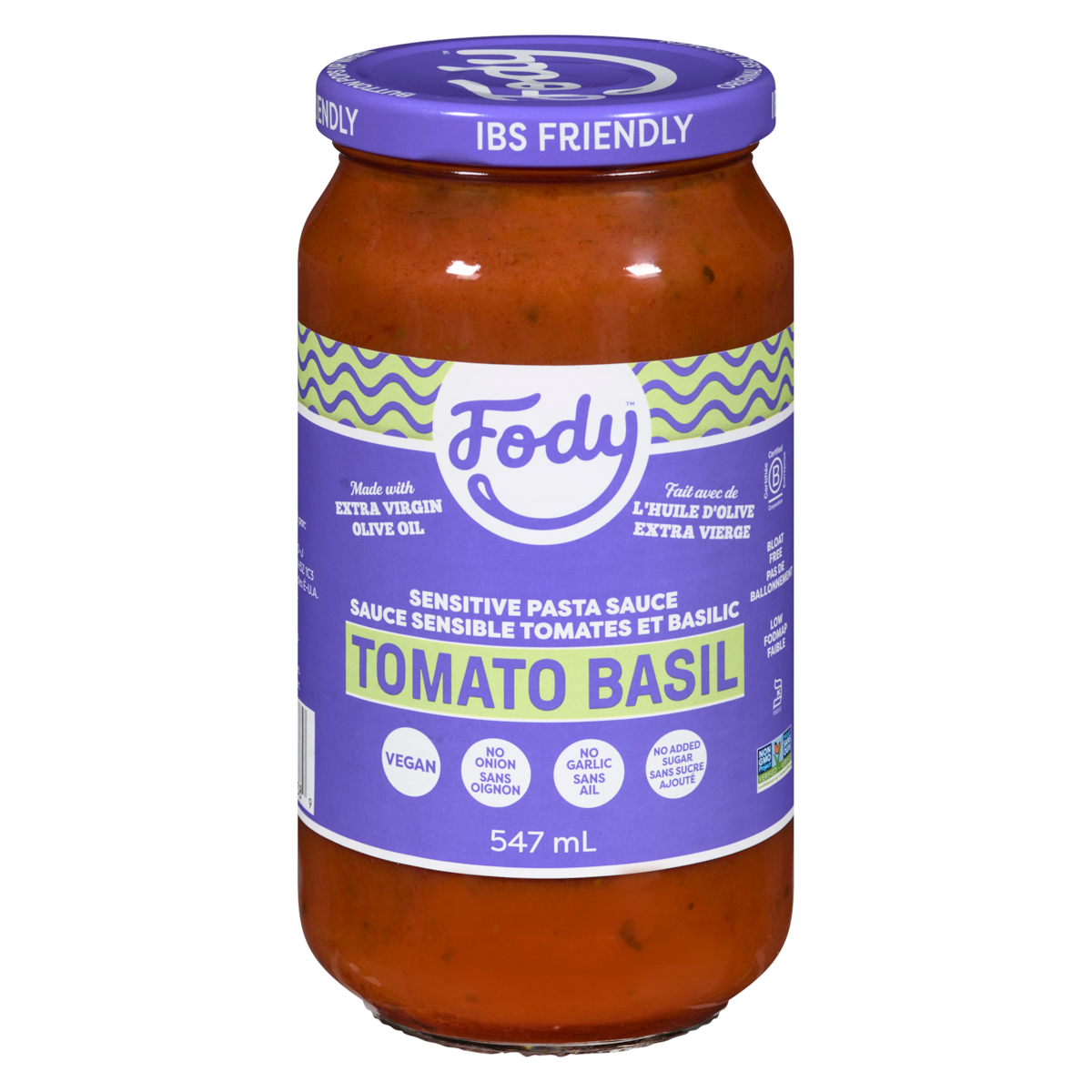Sauce tomate et basilic