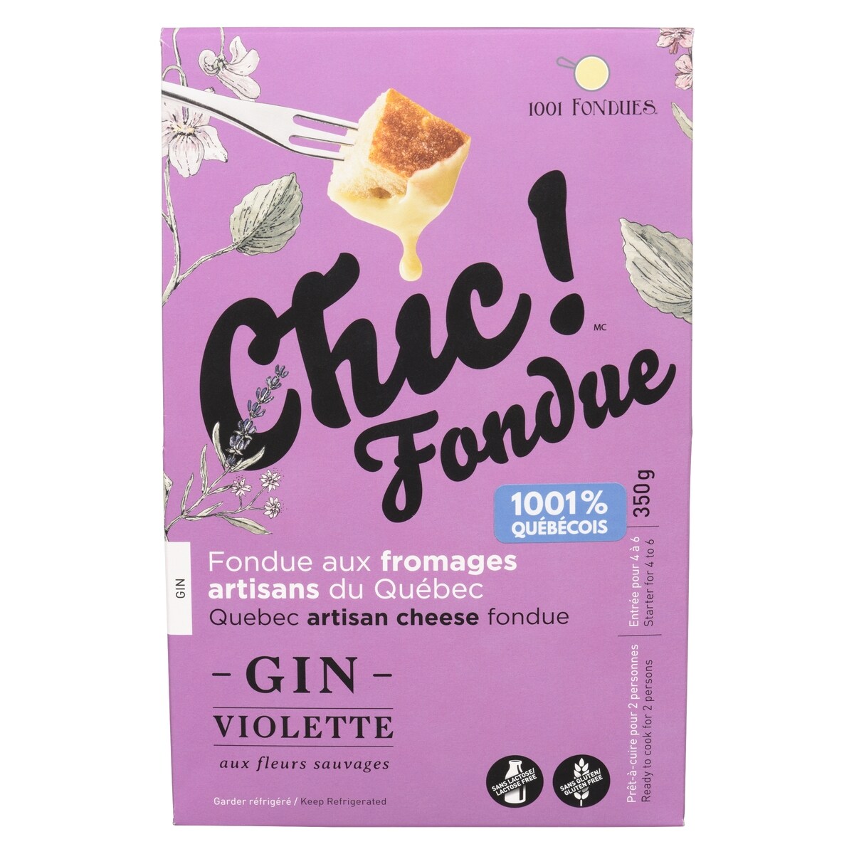Gin Violette Fondue Aux Fromages Artisans Du Québec