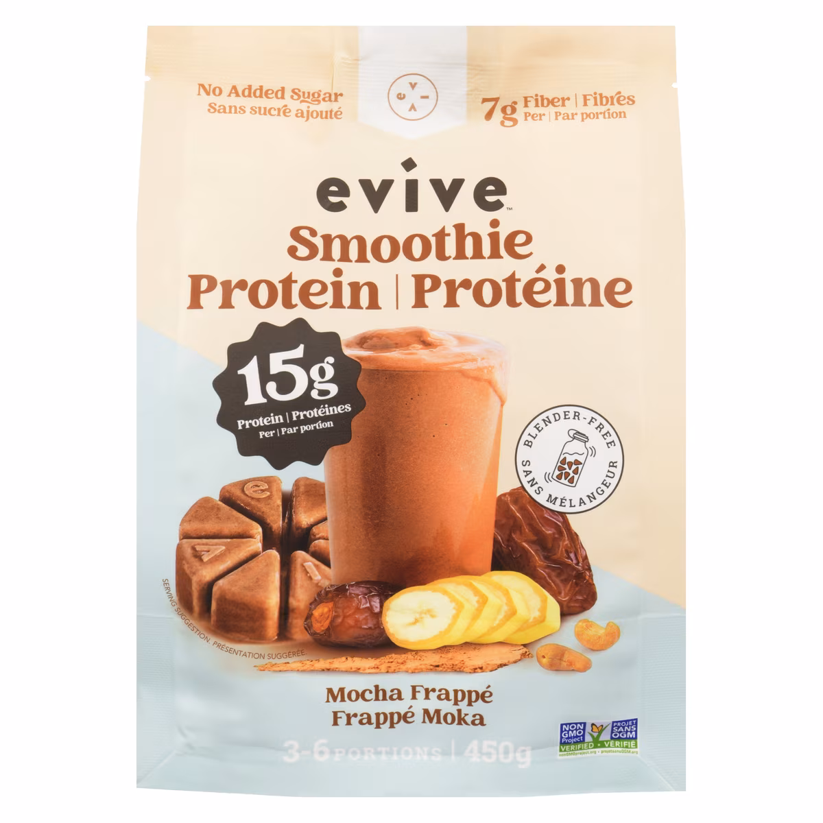 Smoothie protéine frappé moka