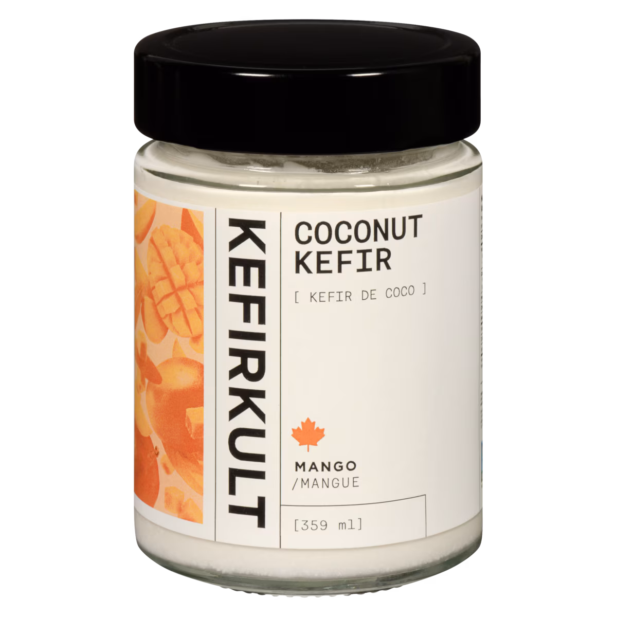Kefir de coco mangue