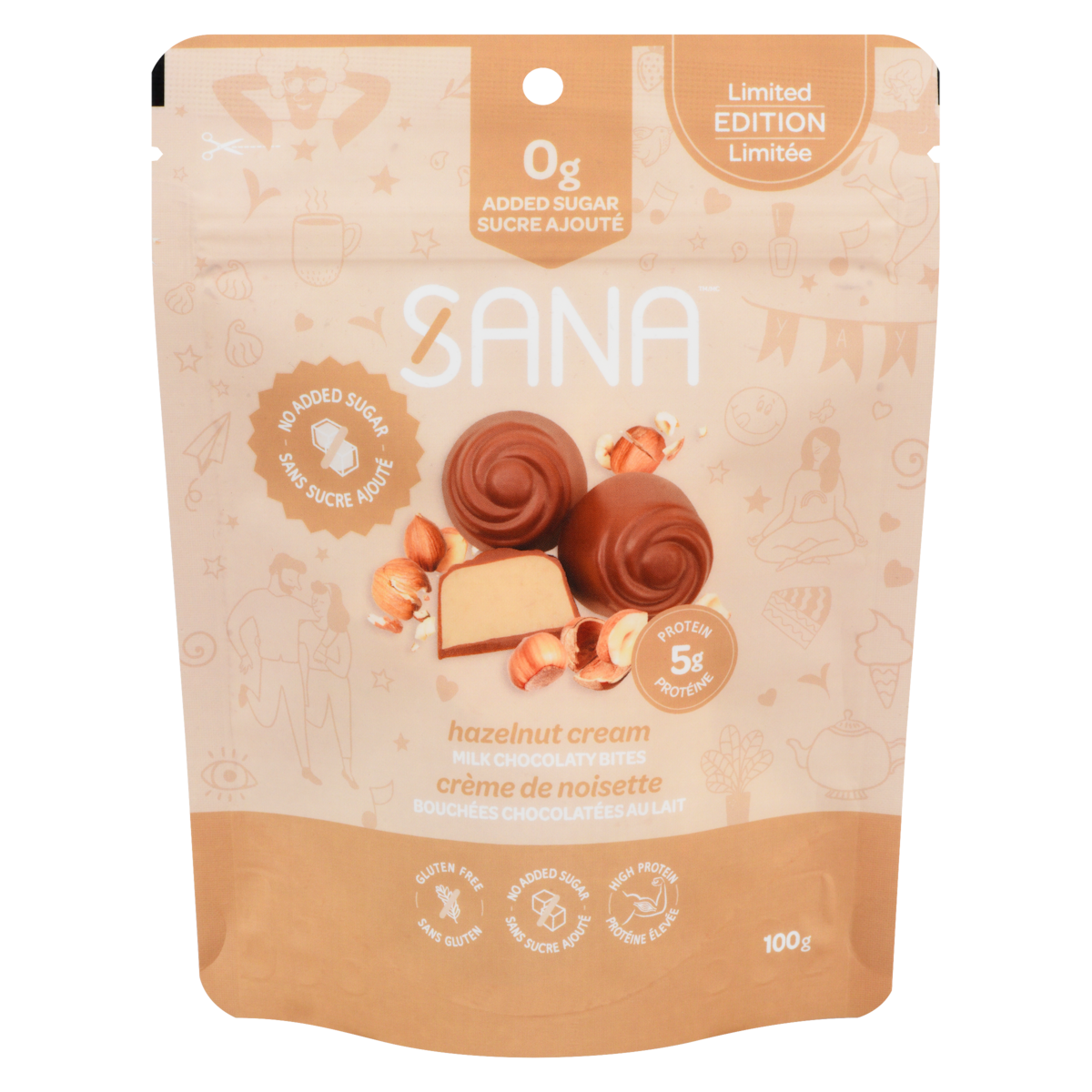 Crème de noisette bouchées chocolatées au lait edition limitée