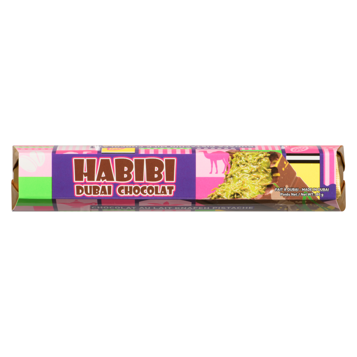 Chocolate au lait knafeh pistache