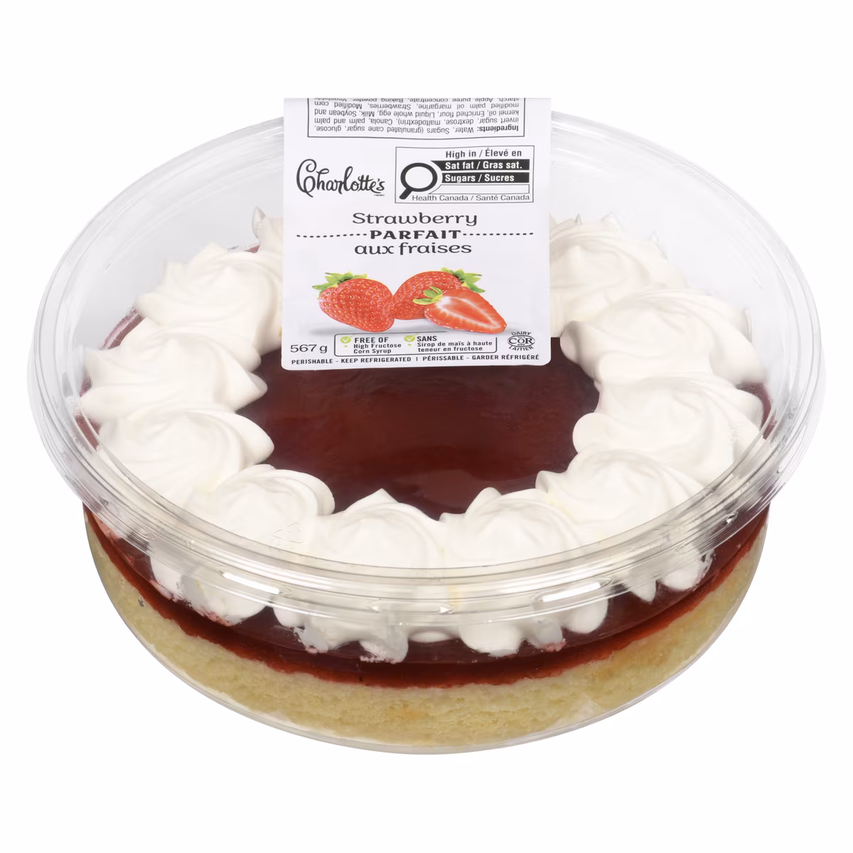Parfait aux fraises