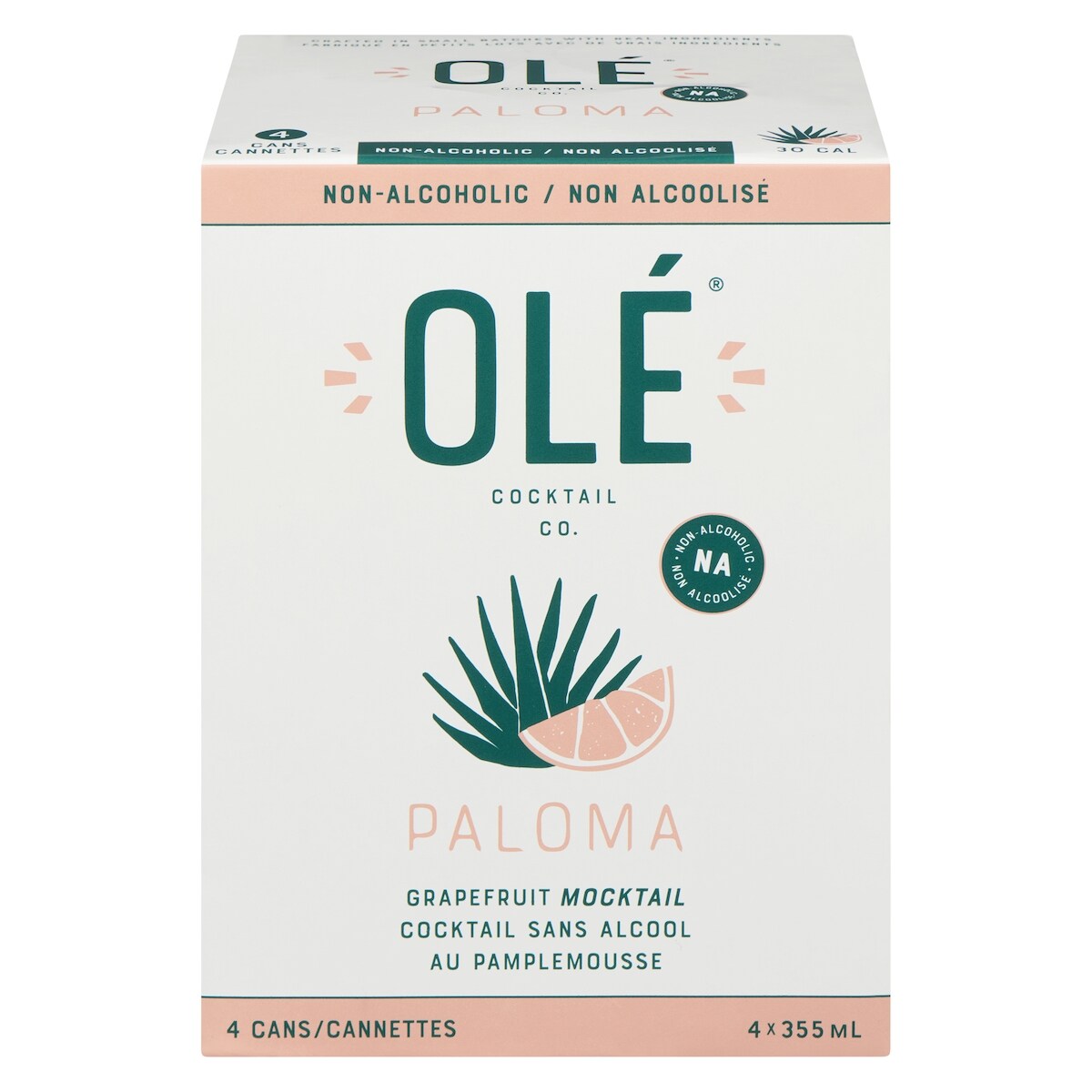 Cocktail sans alcool au pamplemousse paloma